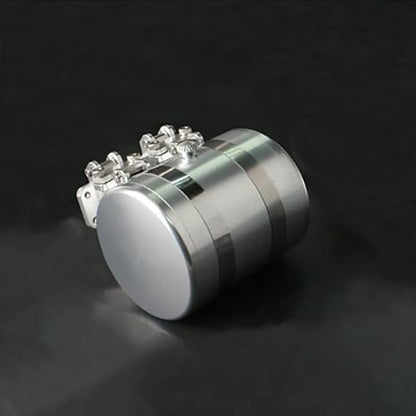 LESU RC Part #TH02300 Simulation 50mm Metal Oil Tank Case Box Round for 1/14 Tamiya KING Globe RC Tractor Truck