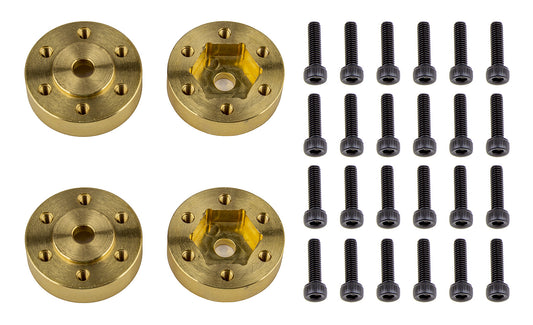 FT Enduro Beadlock Hex Adapters, brass