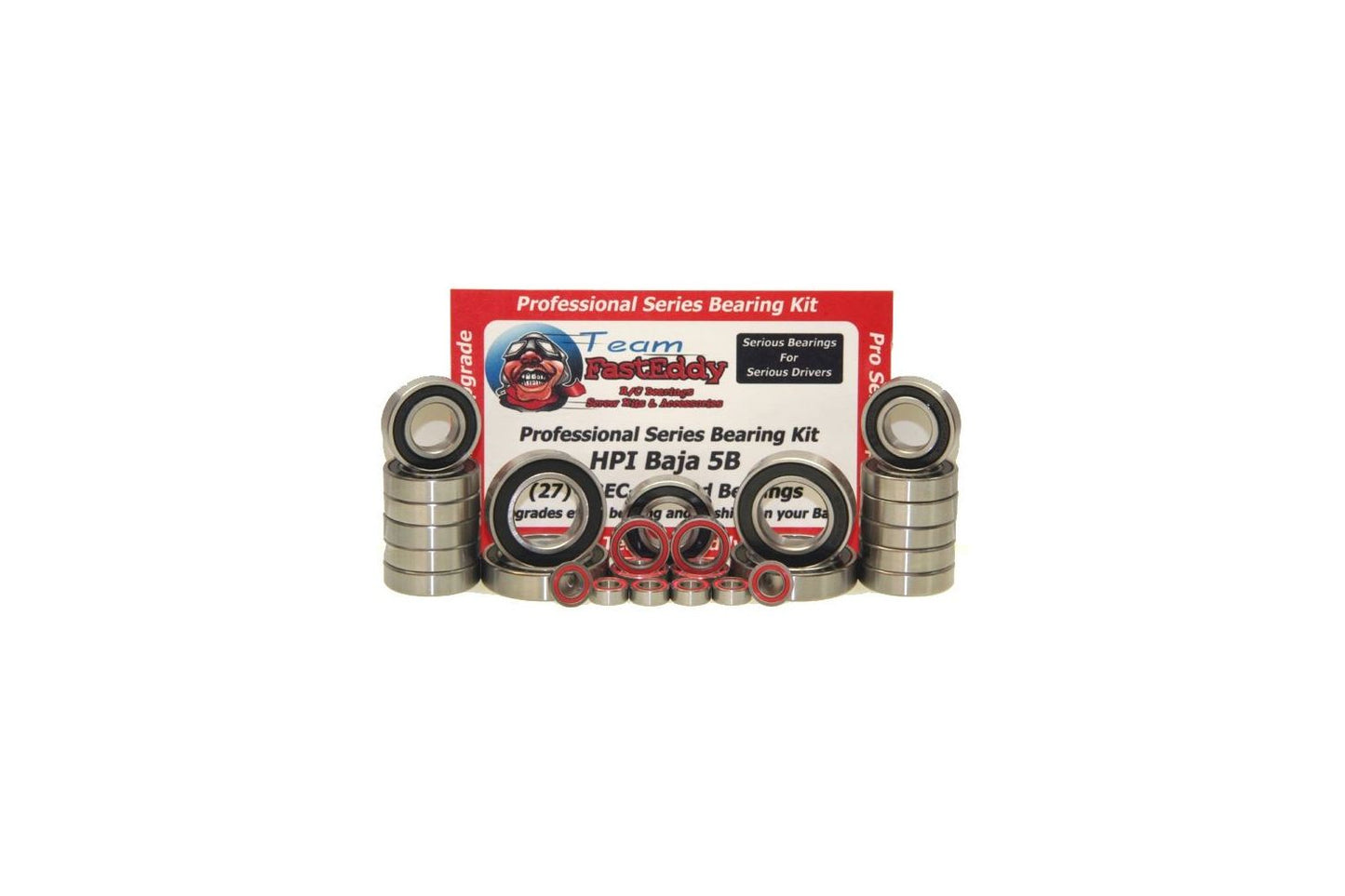 Team Fast Eddy Part #TT493 Professional Series Bearing Kit HPI Baja 5b (27) ABEC-5 Rated Bearings