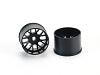 PN Racing Part #488BR14 Mini-Z AWD Machine Cut BBS Rear Wheel R14mm Black