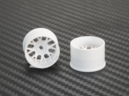 PN Racing Part #488WR14 Mini-Z AWD Machine Cut BBS Rear Wheel R14 White
