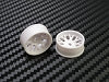 PN Racing Part #488WF3 Mini-Z AWD Machine Cut BBS Front Wheel F3 White