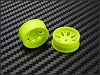 PN Racing Part #488YF3 Mini-Z AWD Machine Cut BBS Front Wheel F3 Yellow