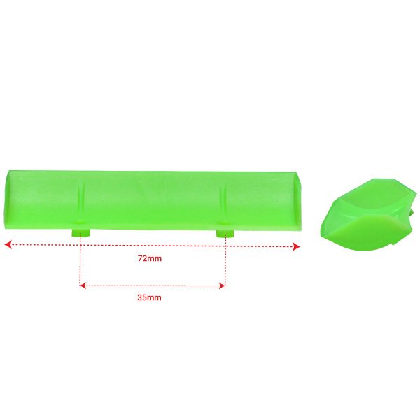NEXX Racing NX-294-GR Plastic Spoiler Set, Neon Green