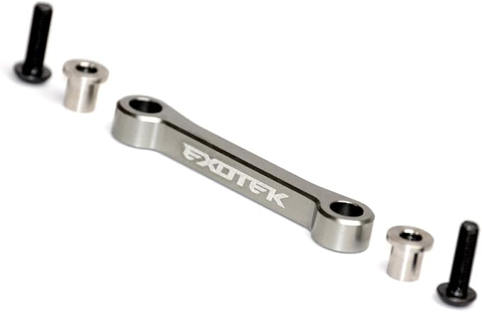 Exotek Part #EXO1415GUN 22-4 Steer Link, Alloy with Bushings, Gunmetal