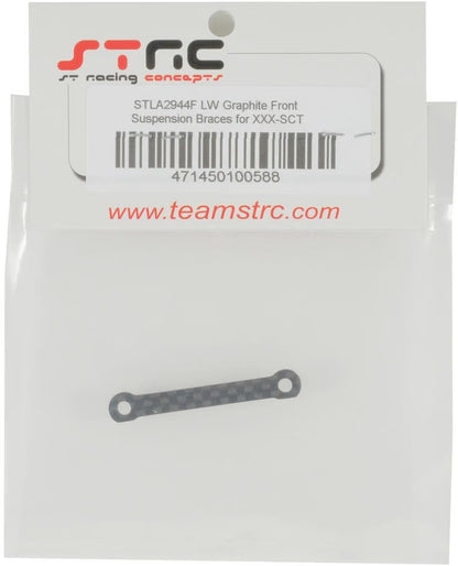STRC Part #STLA2944F Light Weight Graphite Front Suspension Braces for XXX-SCT