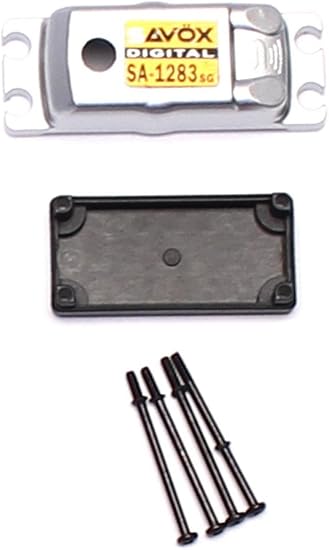 Savox Part #CASE-SA1283SG Top and Bottom with Screws Servo Case