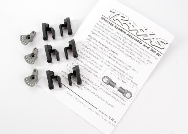 Traxxas 5345X Steering/Throttle Servo Horns E-Revo T-Maxx Slayer Revo Summit - PowerHobby