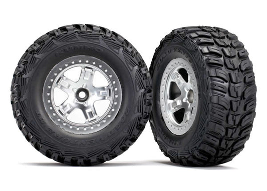 SCT Satin Chrome Wheels & Kumho Tires (2)