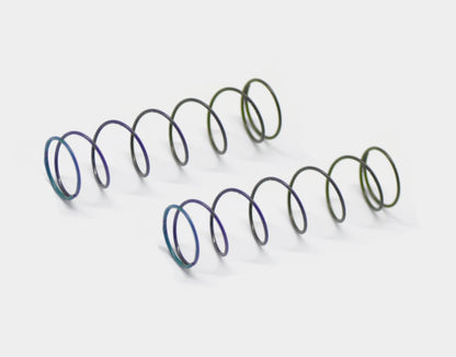 Serpent Part #SER500235 Rear Shock Spring (Green - 2.5lbs) (2)