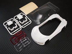 PN Racing Part #600500W Mini-Z Concept C9 ABS Car Body Kit - White