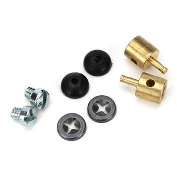 DU-BRO Part #605 E-Z Connector for Rod or Cable (QTY/PKG: 12)