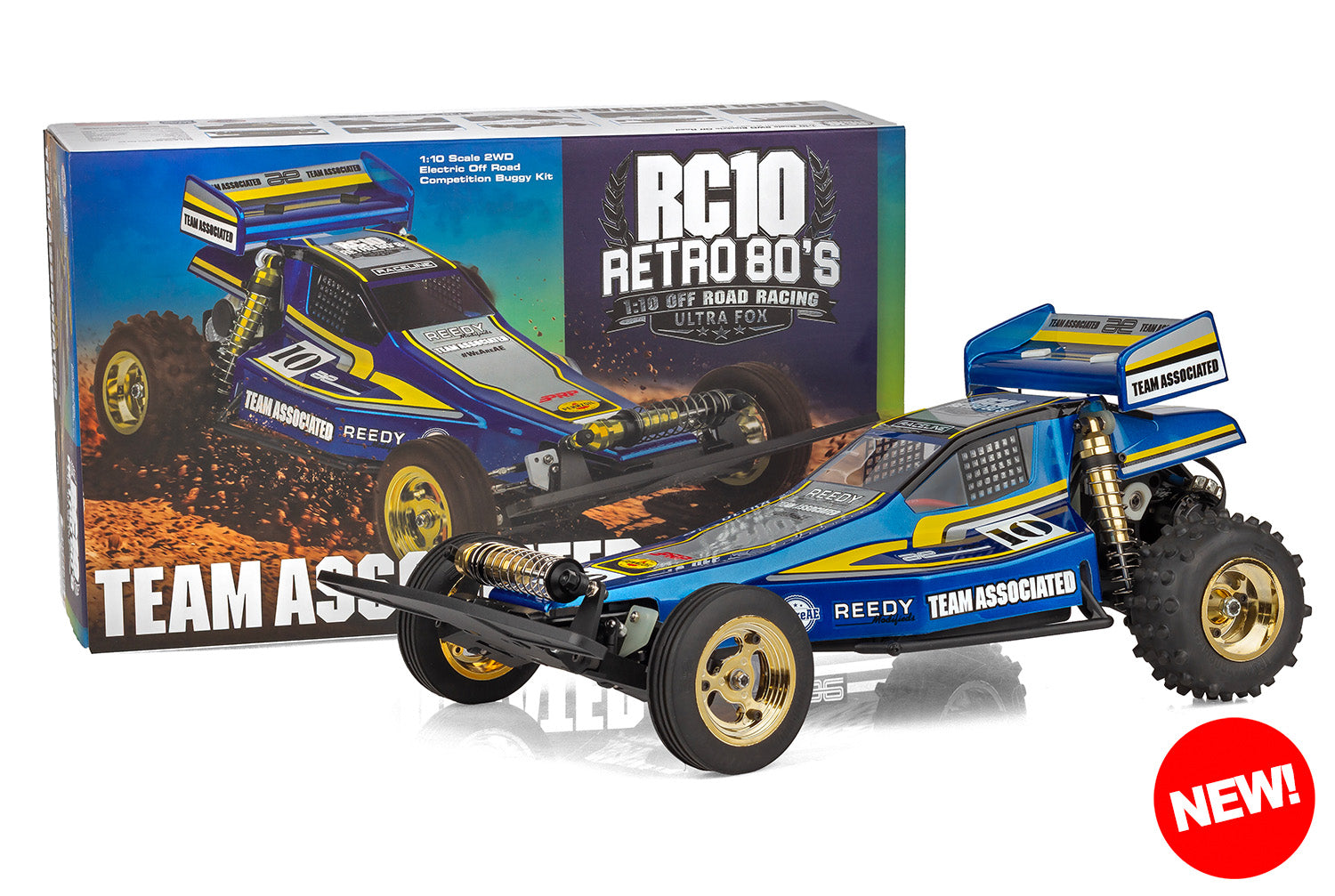 Team Associated RC10 Retro 80's Ultra Fox Kit box art