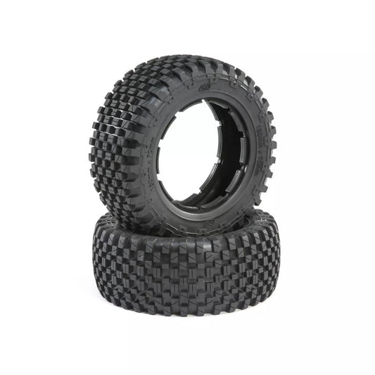 Losi Part #LOS45023 1/5 Front/Rear 4.75 Wheel & Beadlock Set, 24mm Hex, Grey (2): 5ive-T 2.0