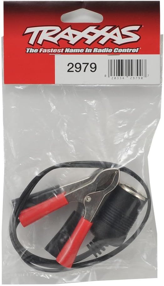 Traxxas 2979 Adapter 12V (female) (to alligator clips)