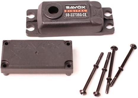 Savox Part #CASE-SB2273SG-CE Top and Bottom Case with Screws, for Sb2273Sg-Ce Cavalieri Edition Servo