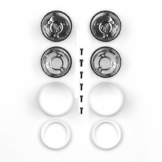RC10 Jay Halsey Rear Chrome Wheels