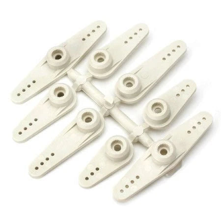 DU-BRO Part #672 Super Strength Long Hitec / Tower Hobbies / Hobbico / Command Servo Arms – Composite Servo Arms (8-Pack)