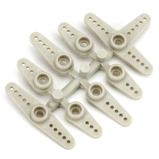DU-BRO Part #6574 Super Strength Standard JR Servo Arms – Composite Servo Arms (8-Pack)