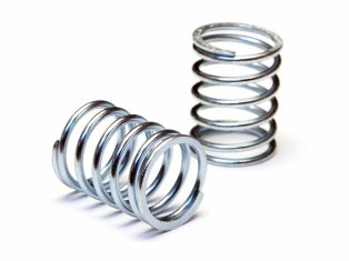 HPI Racing Part #6773 Shock Spring 13x23x1.6m 6.5coils (Silver/2pcs) R40/Rear/Soft 412gf/mm