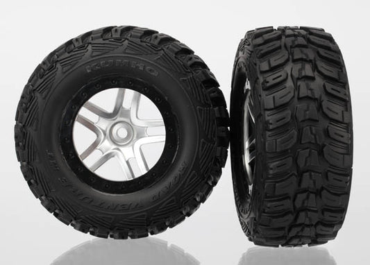 Satin Chrome & Black Wheels with Kumho Tires (2)