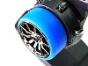PN Racing Part #700810B Universal Transmitter Steering Wheel Grip (Blue)
