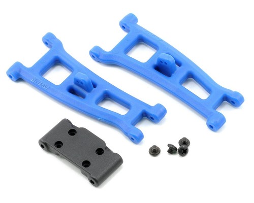 RPM Front A-arms & Bulkhead for the Associated SC10, T4, SC10GT & GT2 - Blue
