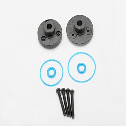 Traxxas 7080 Differential Cover Plates E-Revo Slash Rally Summit Race Truck - PowerHobby