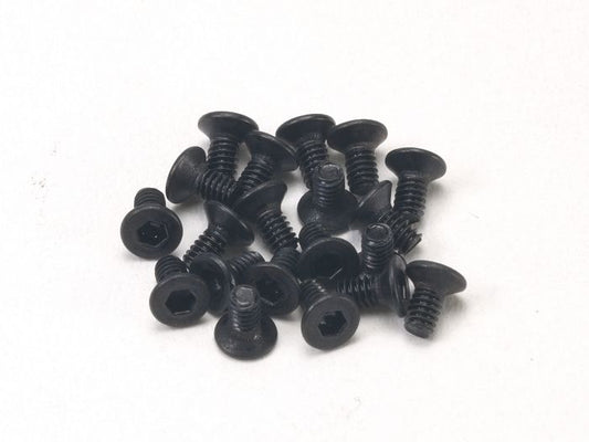 PN Racing M2x4 Countersunk Hardened Carbon Steel Hex Machine Screw (20pcs)