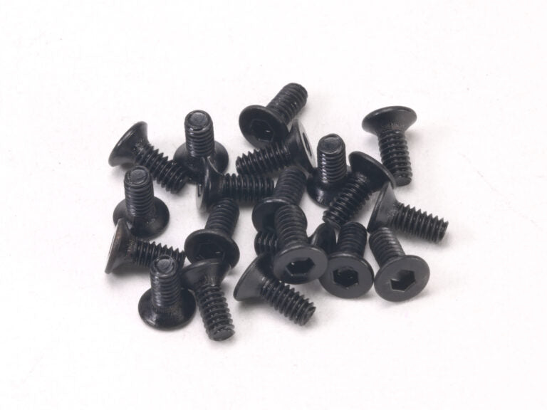 PN Racing M2x5 Countersink Hardened Carbon Steel Hex Machine Screw (20pcs)