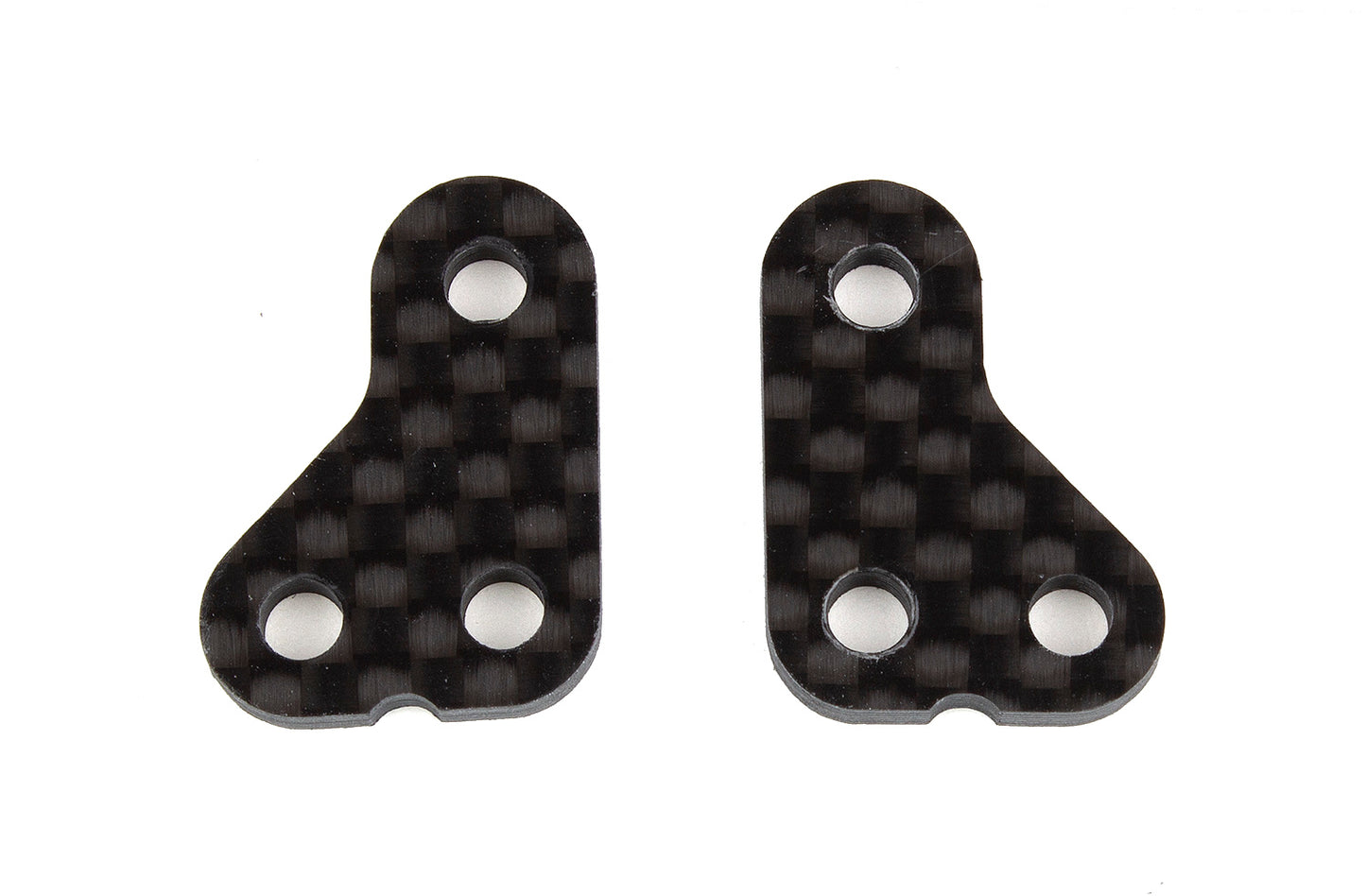 RC10T6.2 Steering Arm, +1mm, carbon fiber