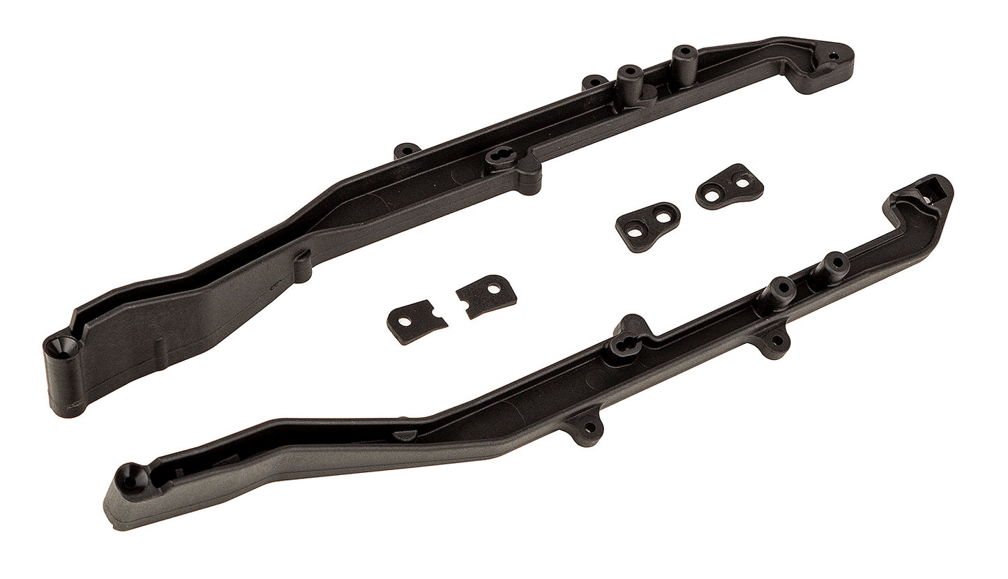 RC10SC6.4 FT Side Rails and Tower Wedges, carbon