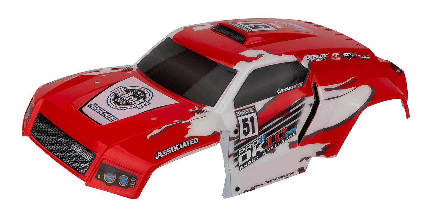 Pro2 DK10SW Desert Buggy Body, red