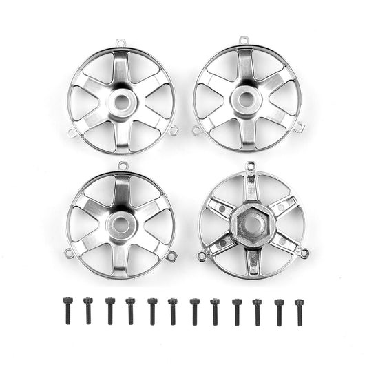 DC10 FT Adjustable Wheel Face Plates, silver