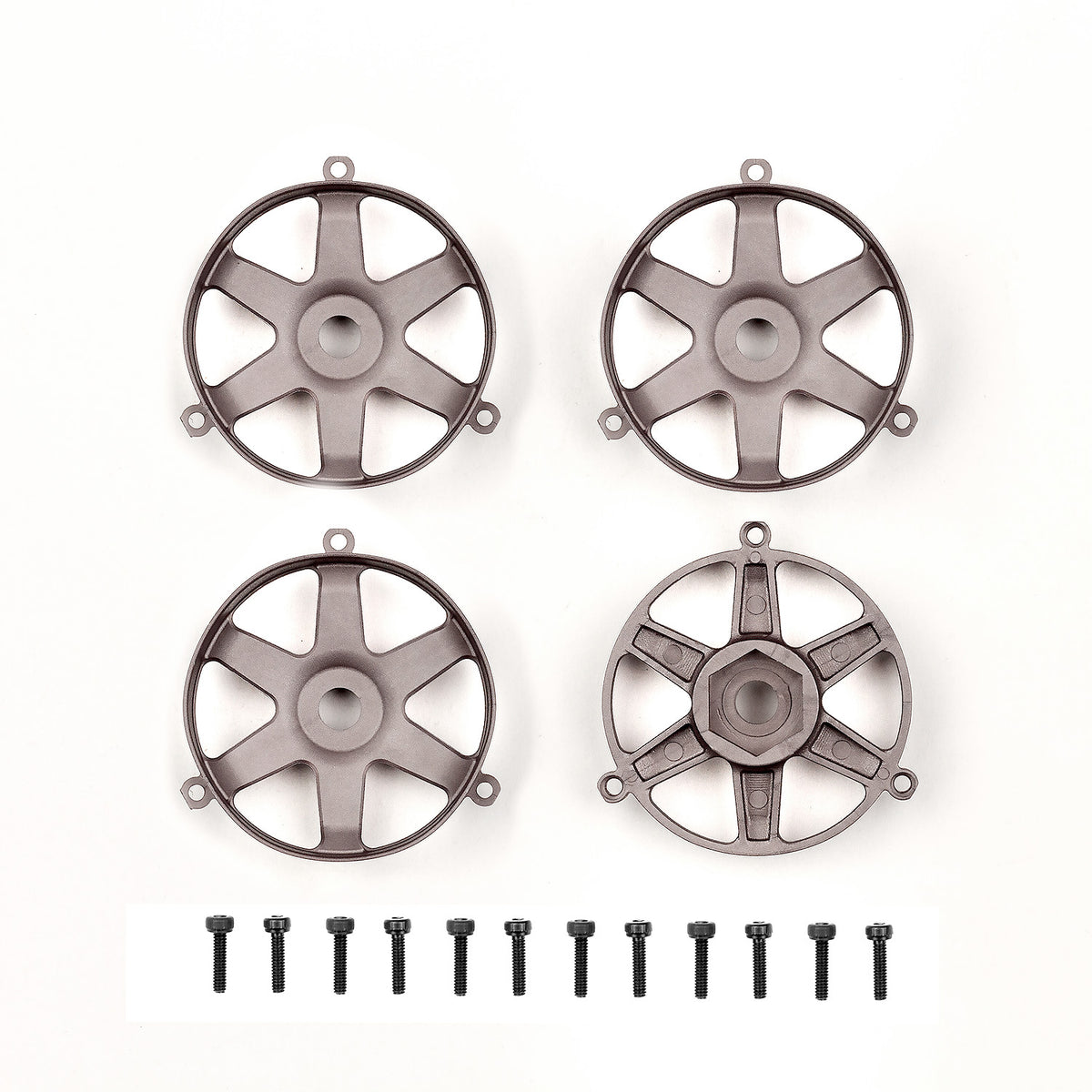 DC10 FT Adjustable Wheel Face Plates, bronze color