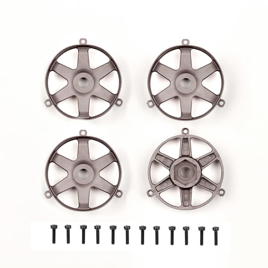 DC10 FT Adjustable Wheel Face Plates, bronze color