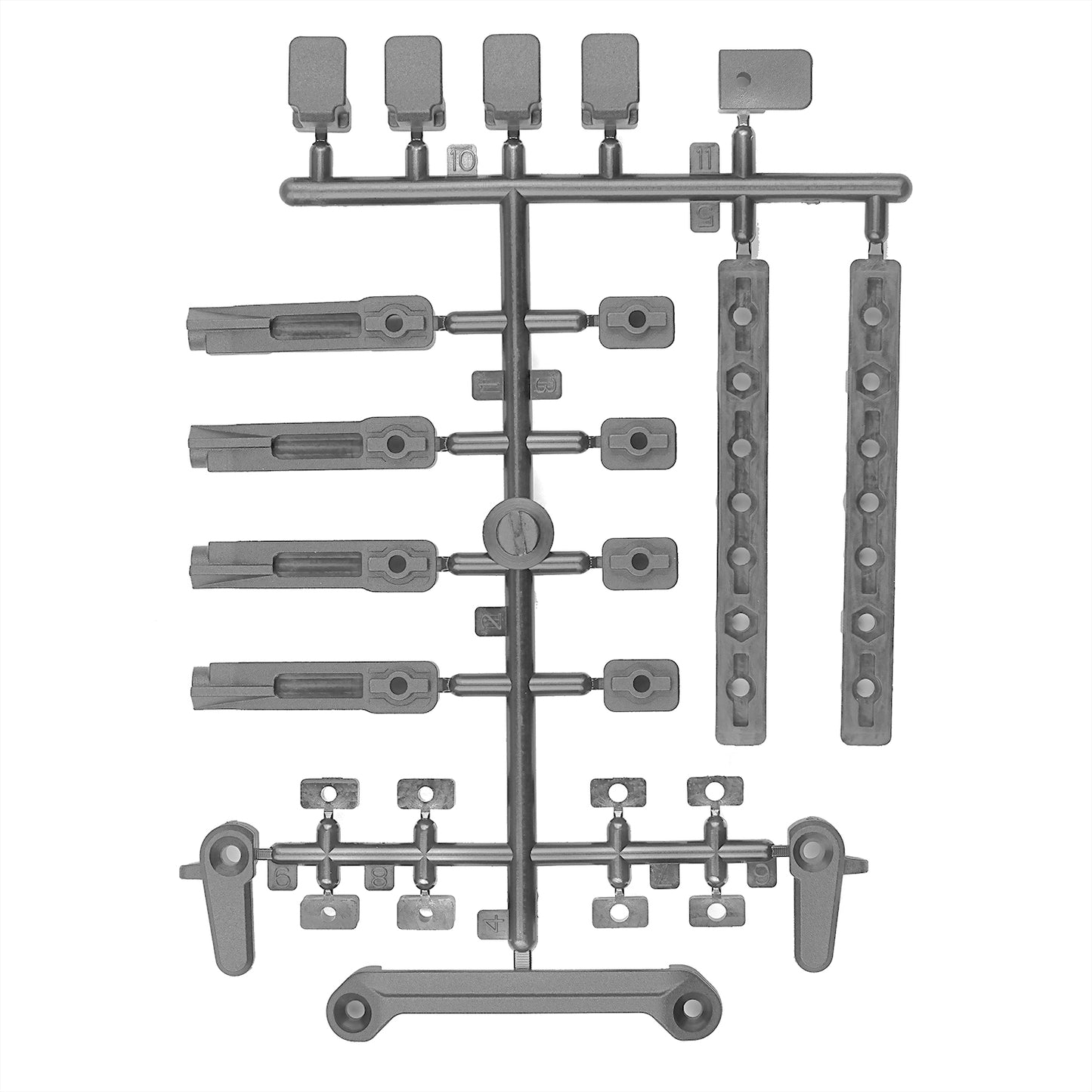 DC10 Battery Mount Set, Gray