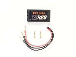 PN Racing Part #733420 V5 LiPo 2S 7.6V HV 420mah 60C Hardcase Battery (Charging Cable Included)