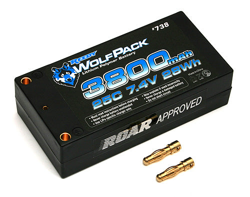 Reedy WolfPack 3800mAh Shorty LiPo Battery