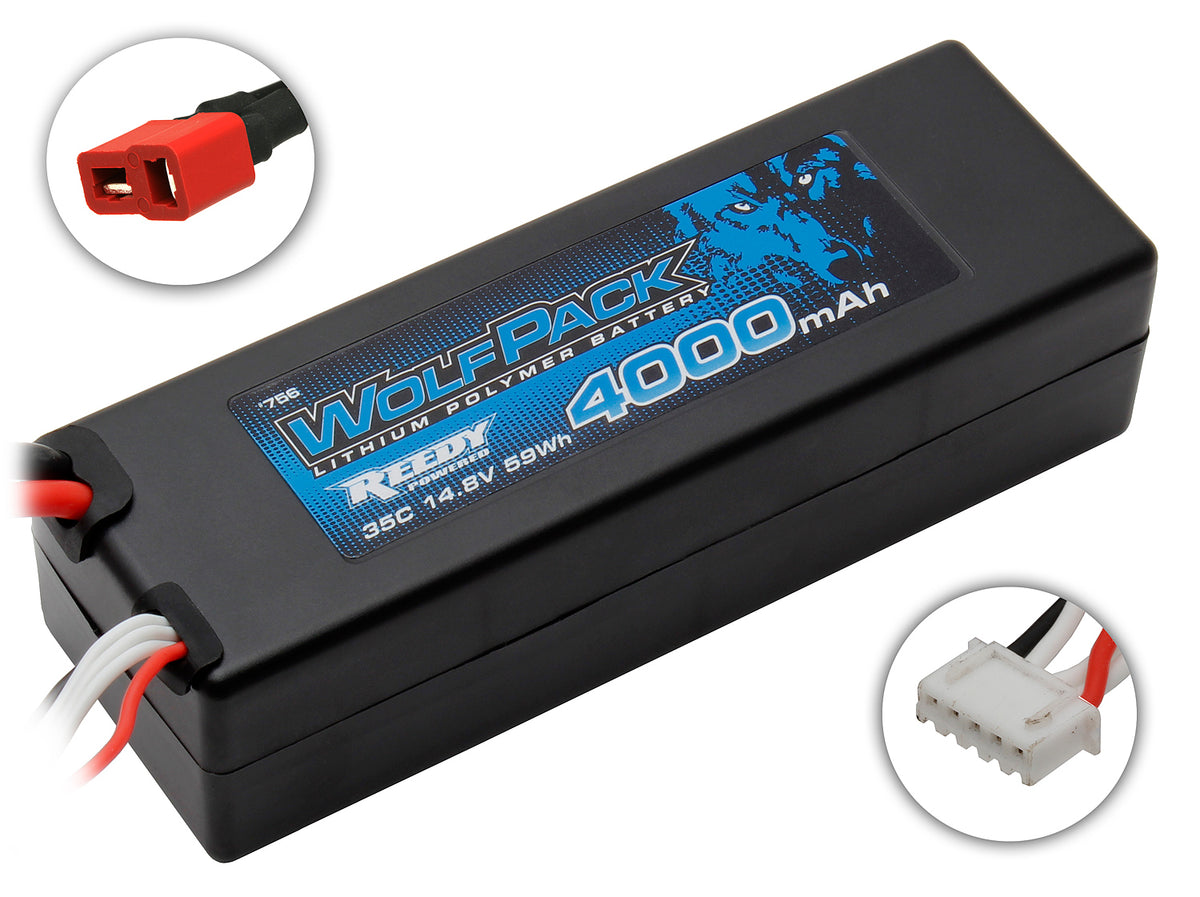 WolfPack LiPo 4000mAh 35C 14.8V