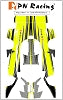 PN Racing Part#: 771173 Mini-Z Body Skin Ferrari 360 GTC Type 3