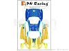 PN Racing Part#: 771151 Mini-Z Body Skin Lexus SC430 Type 1