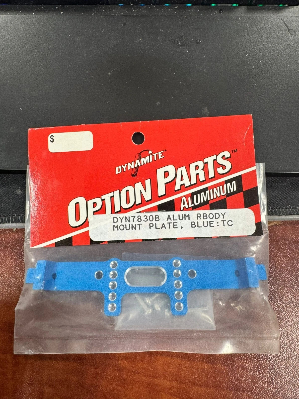 Dynamite Part #DYN7830B Body Plate Aluminum Blue - RC Traxxas T Maxx