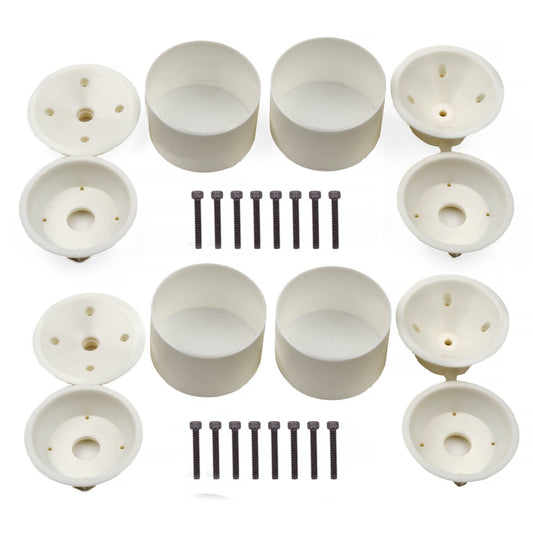 RC10GT Front And Rear 3-Piece Wheels, Wide