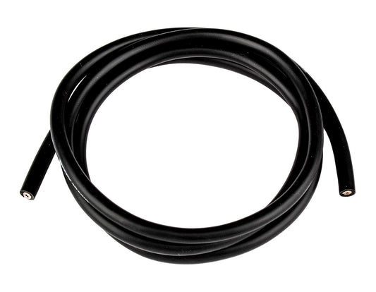 Silicone Wire, 10 AWG, black, 1m