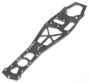 Serpent Part #SER801181 Chassis Plate 4mm Gray Team