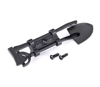 Traxxas Part #8122-BLK Black Shovel and Axe with Mounting Hardware
