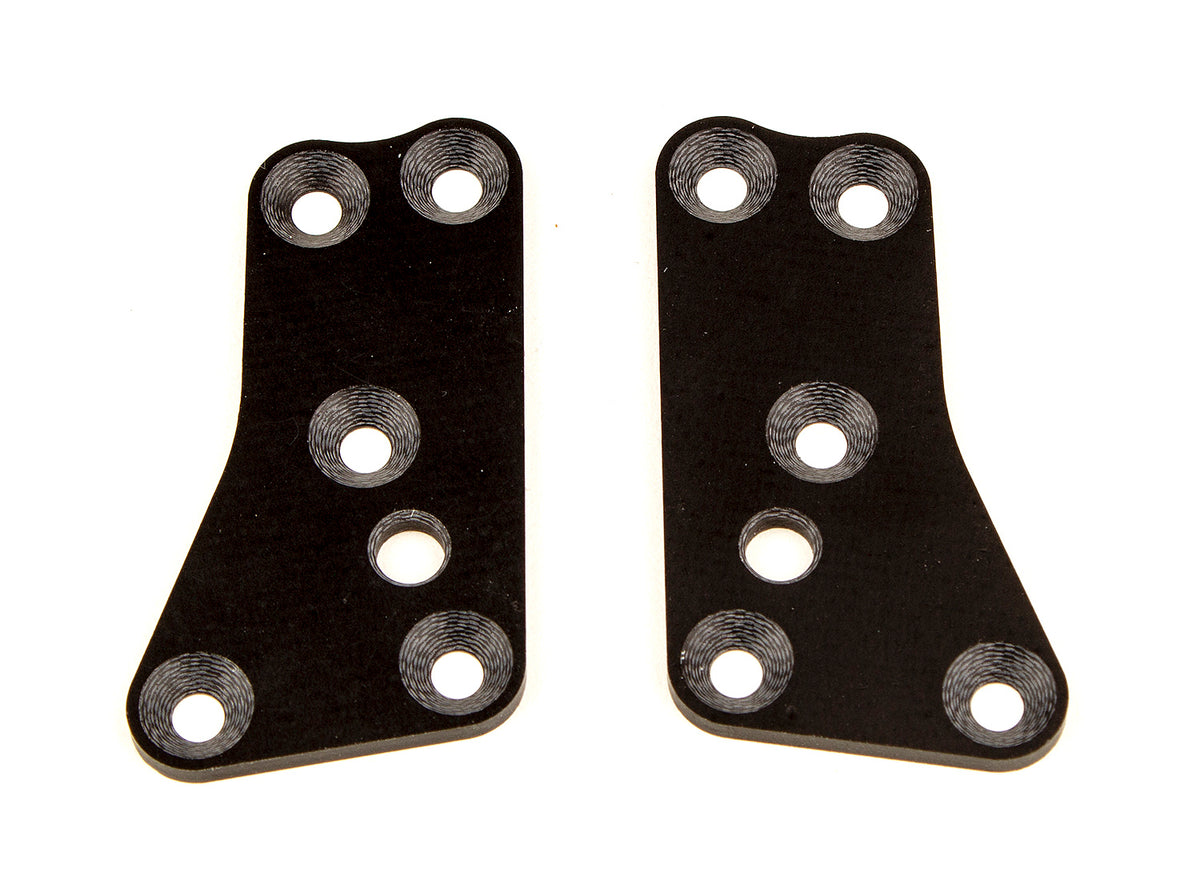 RC8B3.2 FT Upper Suspension Arm Inserts, G10, Front Upper, 2.0 mm