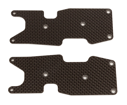 RC8T3.2 FT Rear Suspension Arm Inserts, 1.2mm, carbon fiber