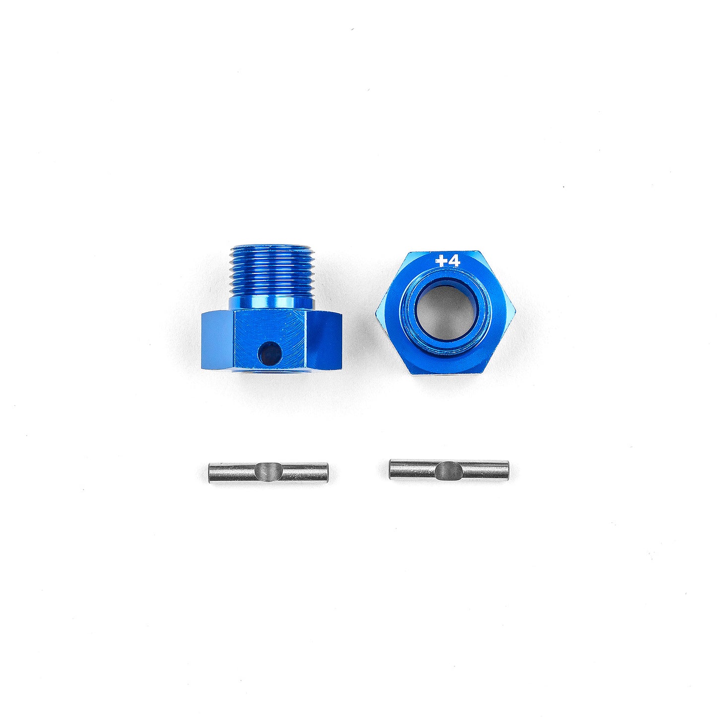 RC8T4 Ft Wheel Hexes, +4mm